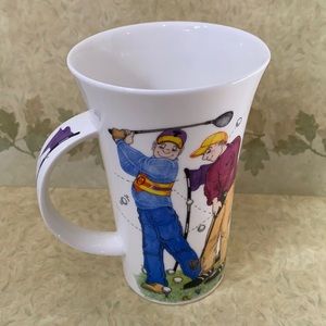 2/$25 Dunoon Golf Crazy Mug Made in England
